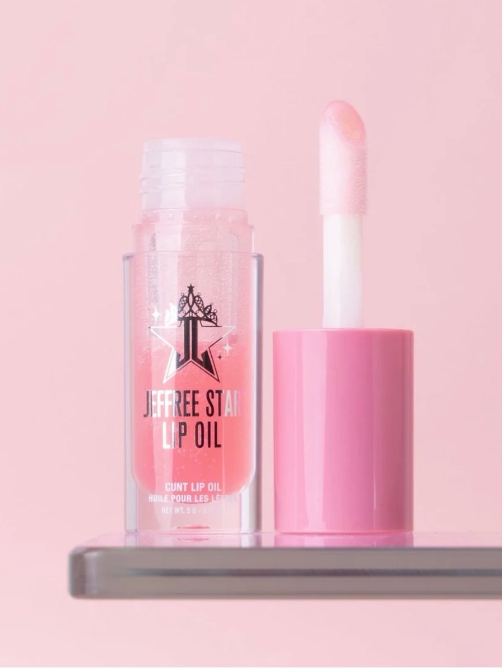 Jeffree Star C*UNT Pink Lip Oil — Sheer Glossy Pink - Picture 2 of 4